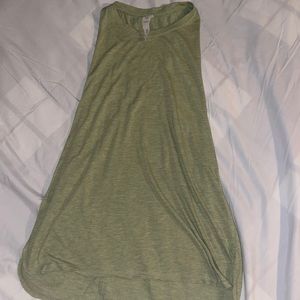 Green tank top size Large
